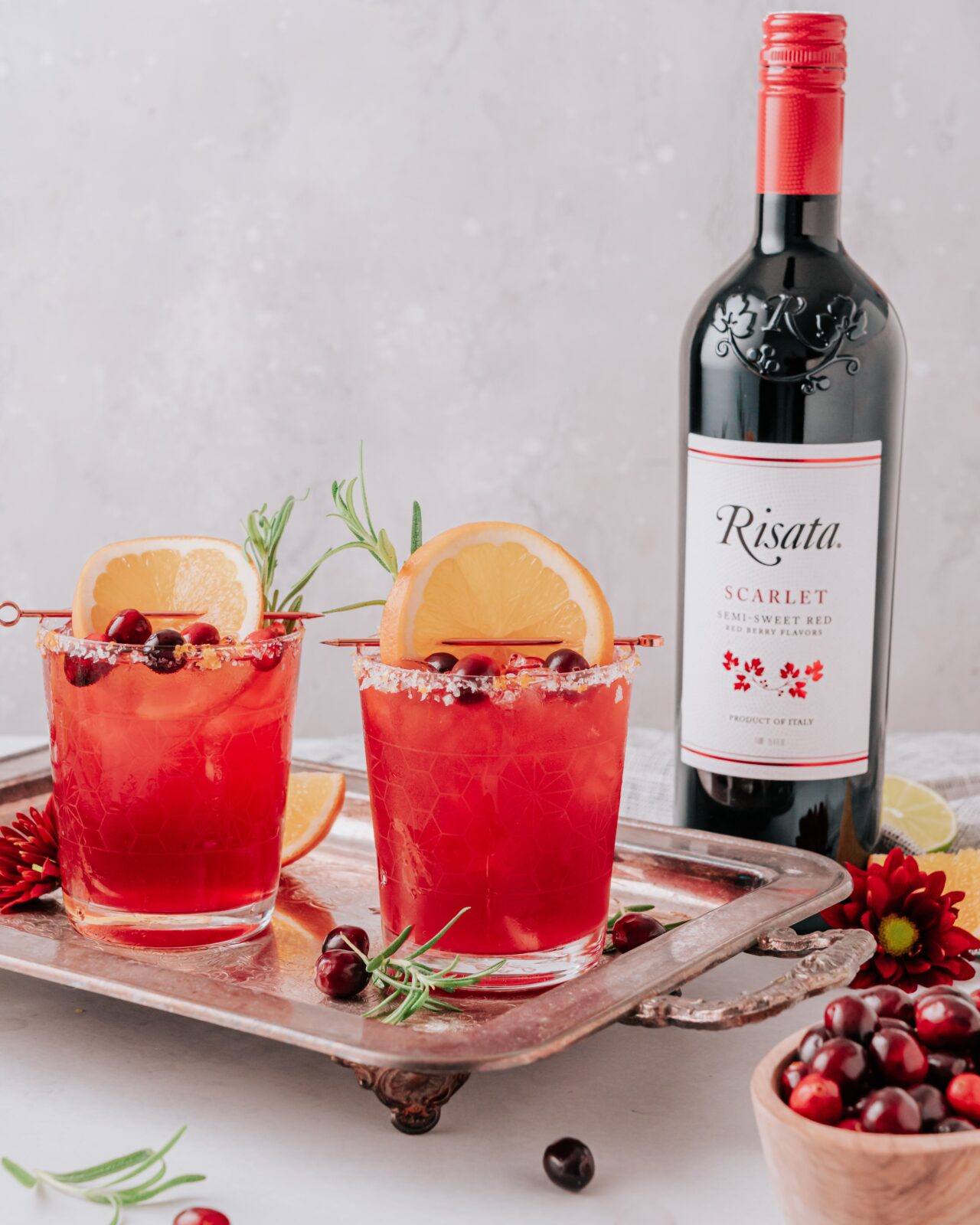 Risata Scarlet Scarlet Cranberry Margarita Cocktail