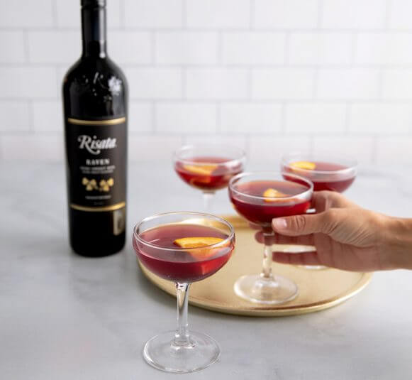 Risata Raven Raven’s Sour Cocktail