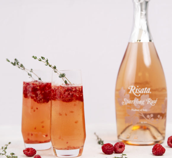 Risata Holiday Rosé Cocktail