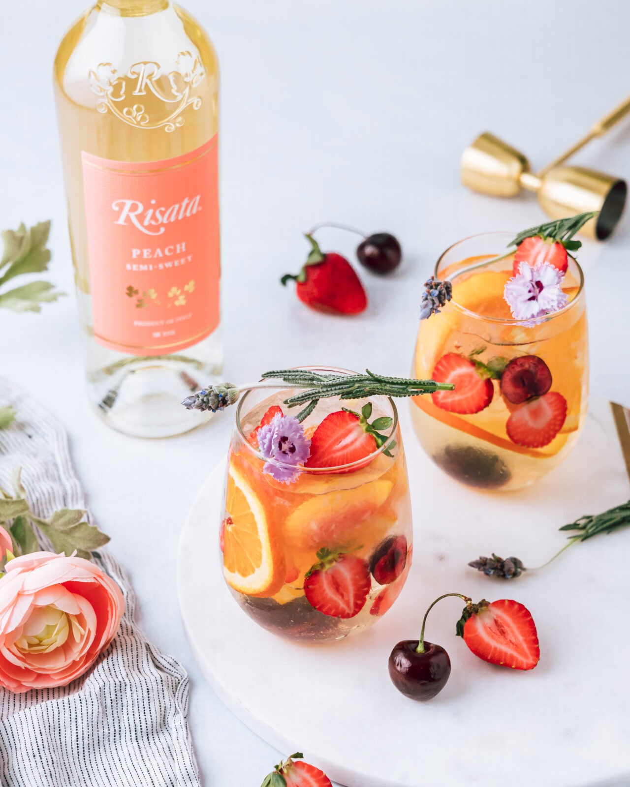 Risata Peach Sangria Cocktail
