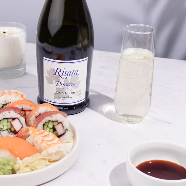 Risata Prosecco Pairs Well with Sushi